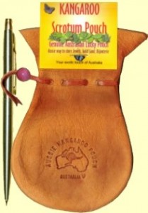kangaroo scrotum pouch